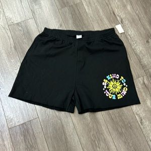 Desert Dreamer plus size cozy comfy cotton shorts size xxl new with tags black